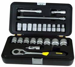 194671 — Набор торцевых головок 1/2, 23 пр. STANLEY