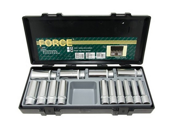 4143 — 41431/2набордлинных6тигран.головок14предметовFORCE,шт FORCE