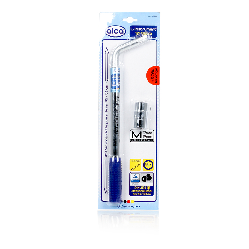 417000 — Ключ балонный 17х19 мм телескопический усил 350520мм VETTLER ALCA