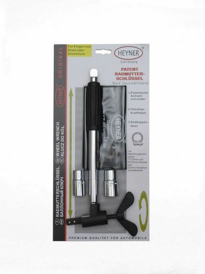 427000 — Ключ балонный патентованный с насадками HEYNER HEYNER