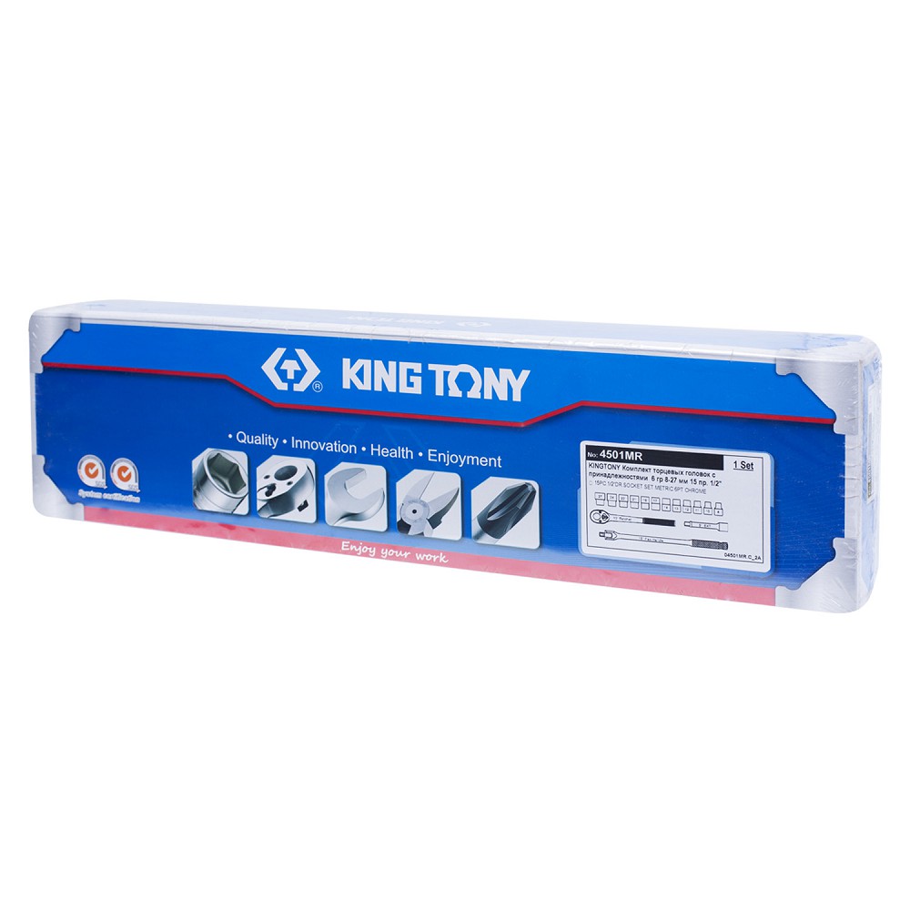 4501MR — Комплектторцевыхголовок6гр827мм15предметов12 KINGTONY