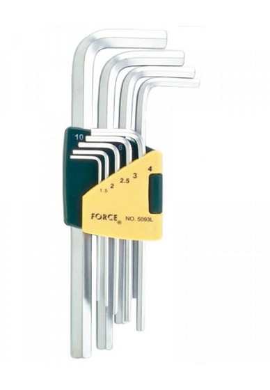 5093L — 5093Lнаборшестигранниковсредн.гобразн.9пр.FORCE,шт FORCE