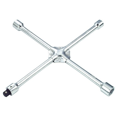 681B400 — Ключ крестовой  17, 19, 21, 22мм , адаптер 1/2 L=400мм FORCE