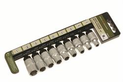 620121 — Набор головок 6 гранных 1/2 12 шт. (10, 11, 12, 13, 14, 15, 16, 17, 18, 19, 21, 22) (дт) ДЕЛО ТЕХНИКИ