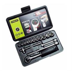 086775 — Набор торц. головок 1/4 (15предм) метр. STANLEY