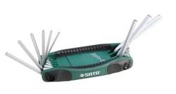 09122 — Шестигранникискладныеврукоятке(S.A.E.),набор8пр. SATA