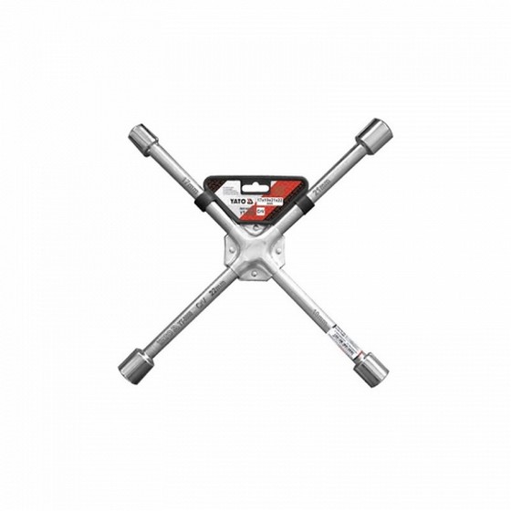 YT0800 — Ключ баллонный крестовой, усиленный, 17х19х21х22 мм YATO