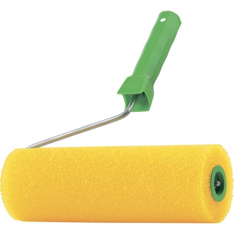 80236 — Валик структурный поролоновый с ручкой, шероховатый, 240 мм// сибртех СИБРТЕХ