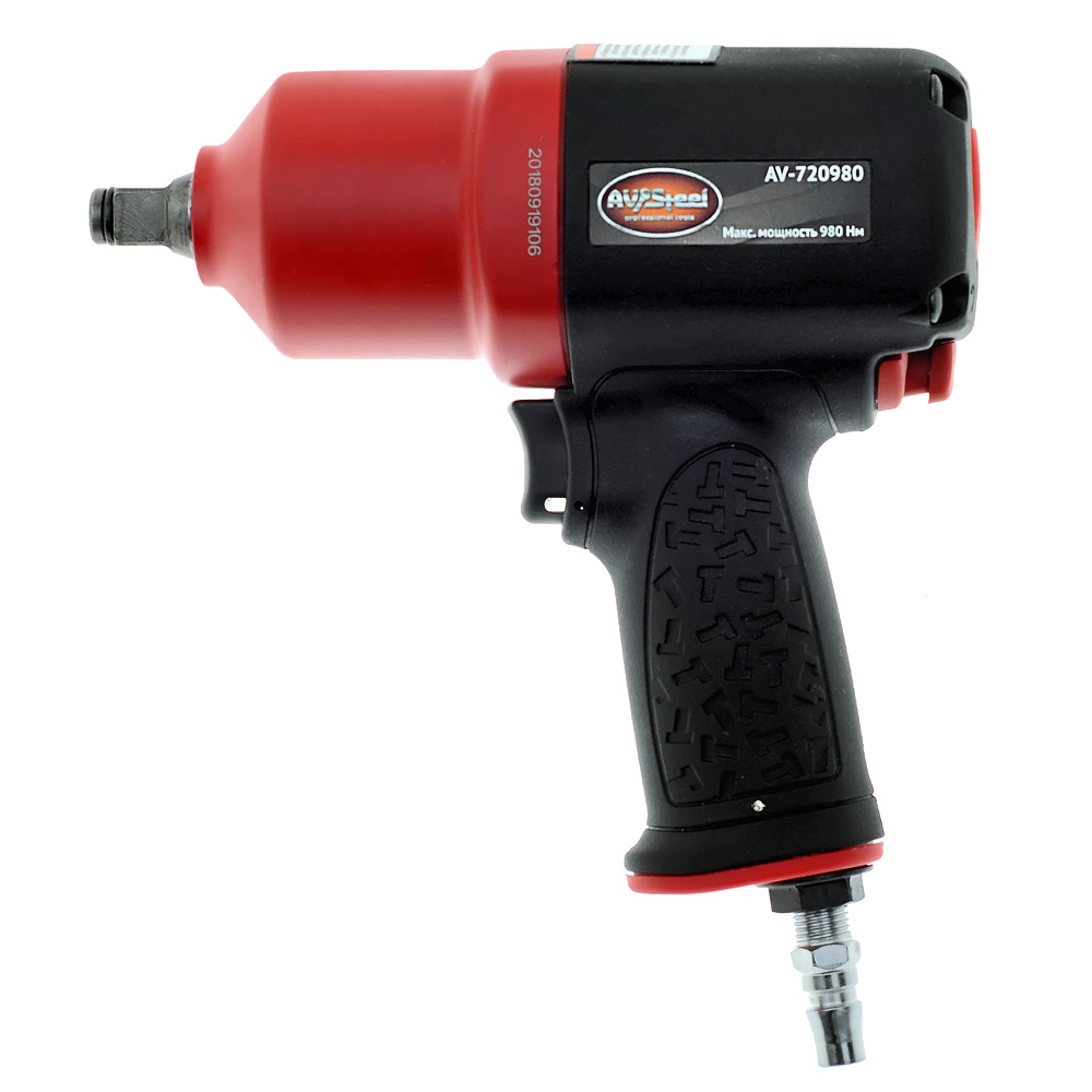 AV720980 — Пневмогайковерт  1/2"dr. 980Нм композитный AV STEEL