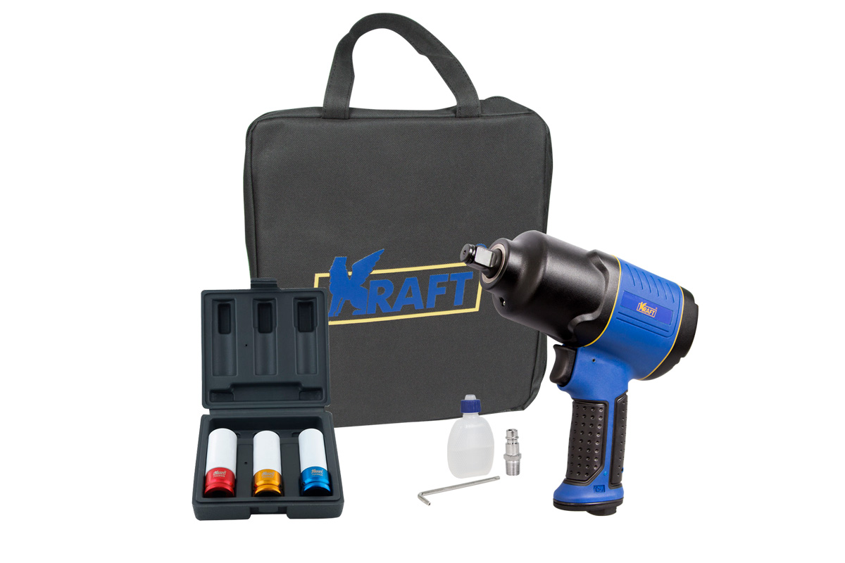 KT707102 — Набор с гайковертом 700 н.м. кт 707102 KRAFT