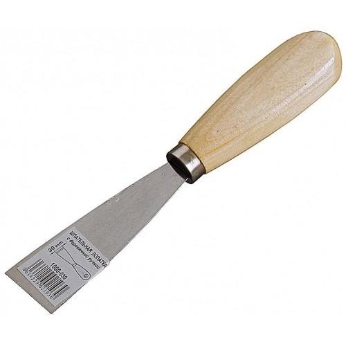 1000030Z01 — Шпатель стальной 30 мм, деревянная ручка, MIRAX MIRAX