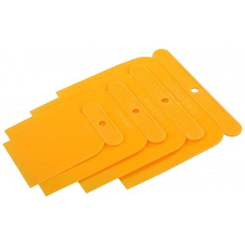 1010H4 — Набор шпателей STAYER япончик  пластмассовые  4шт: 50  80  100  120мм STAYER