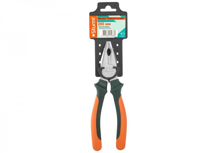 1020011200 — STURM пассатижи 200мм,эргономичные ручки,особо прочные губки, рROFESSIONAL 1020 STURM