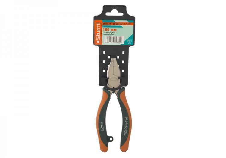 1020021160 — STURM пассатижи 160мм,эргономичные ручки,особо прочные губки, рROFESSIONAL HQ 10 STURM