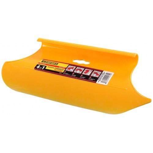 1021 — Шпатель STAYER прижимной универсальный для обоев  пластмассовый  4в1  280мм STAYER