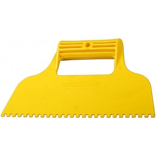 10224 — Шпатель STAYER, пластмассовый, зубчатый 4х4мм, 230мм STAYER