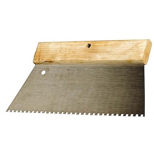 1025625 — Шпатель STAYER малярный  зуб 6х6мм  250мм STAYER