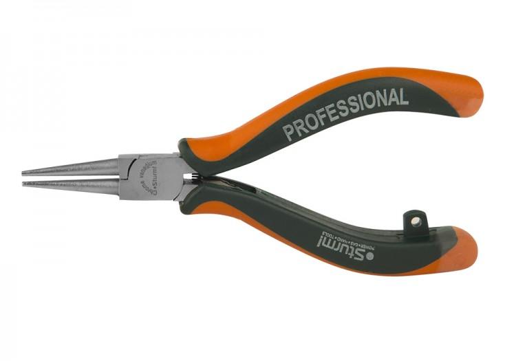 1030056100 — STURM круглогубцы 100 мм., ручки из мягкого пластика 1030056100 STURM