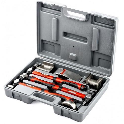 10845 — Набор рихтовочный олотка с фибергласовыми ручками наковальни в пласт бо MATRIX