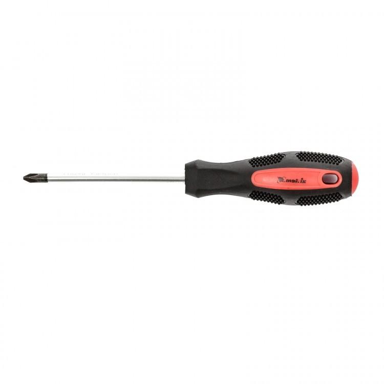 12248 — Отвертка Anti-Slip, PH2х100 мм, CrV, 2к рукоятка MATRIX