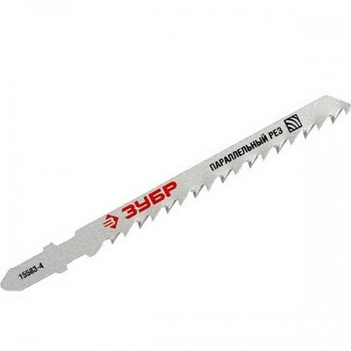 155834Z01 — Полотна зубр эксперт  T144DP  для эл/лобзика  CRV  по дереву  EUхвост.  шаг 4мм  75мм  2шт ЗУБР