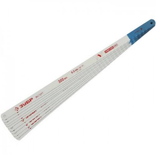 158551810 — Полотно  профессионал по металлу, биметаллическое 18TPI, шаг 1,4 мм, 300мм, 10шт ЗУБР