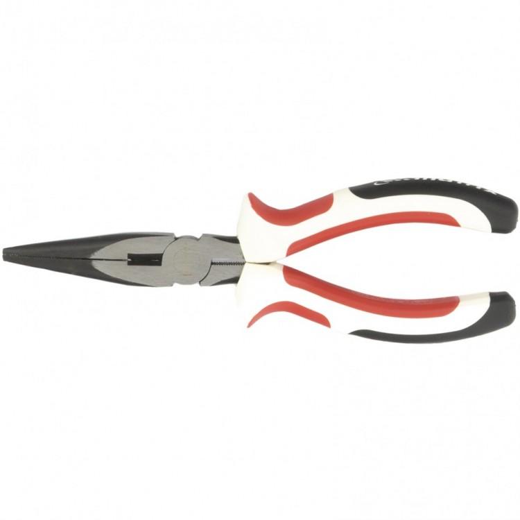 17185 — Длинногубцы Premium, 160 мм, прямые, трехкомпонентные рукоятки MATRIX