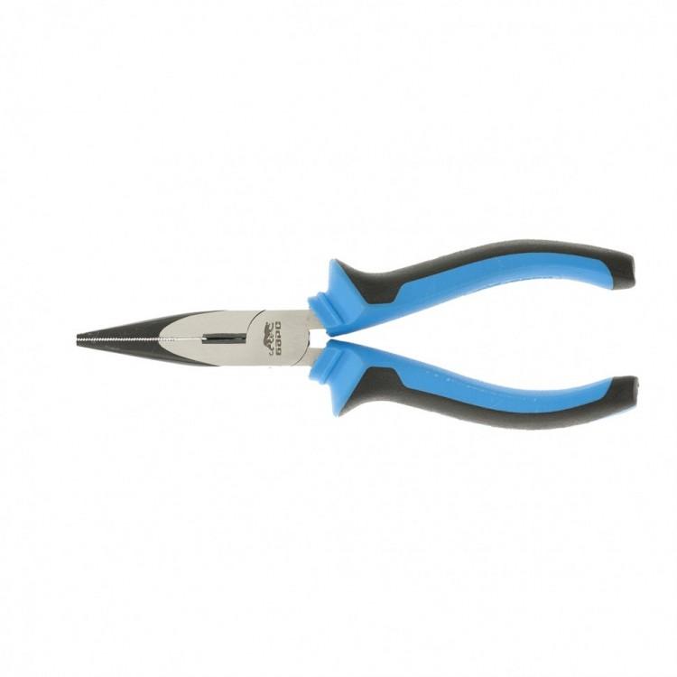 17195 — Длинногубцы прямые 160 мм, хромванадий, двухкомпонентные рукоятки// барс БАРС