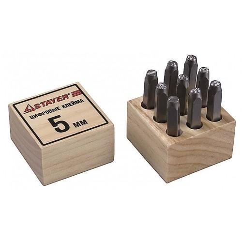 2150105Z01 — Клейма зубр цифровые арабские  шрифт 5мм ЗУБР