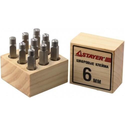 2150106Z01 — Клейма зубр цифровые арабские  шрифт 6мм ЗУБР