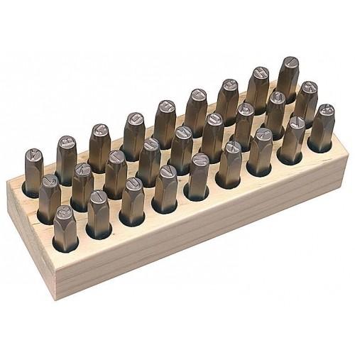 2150508Z01 — Клейма зубр буквенные латинские  шрифт 8мм ЗУБР