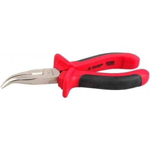 22025416 — Тонкогубцы зубр мастер изогнутые хромированные  160мм ЗУБР