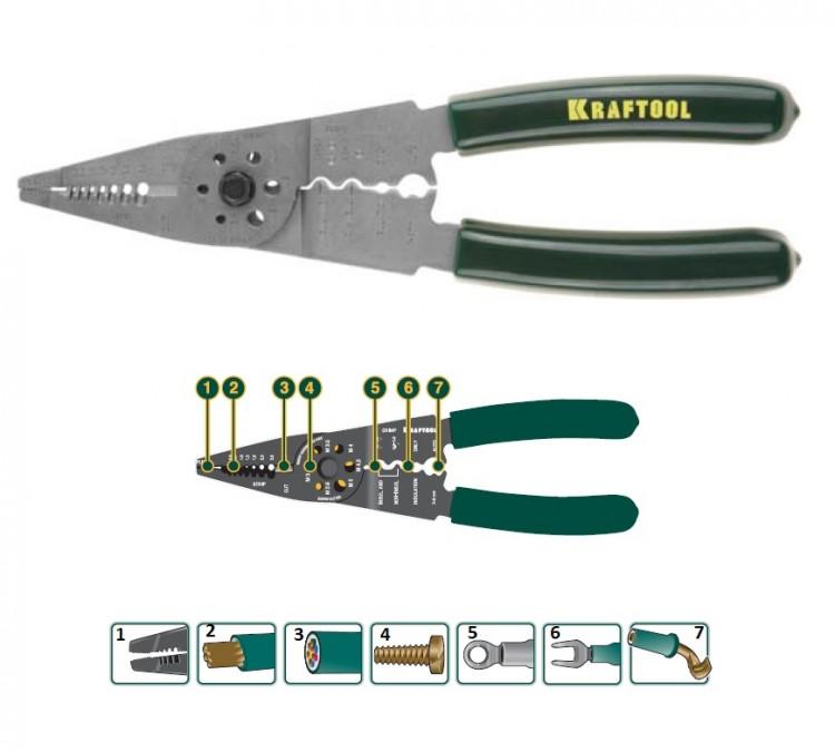 22664 — MK10 стриппер многофункциональный  0.75  6 мм2  KRAFTOOL KRAFTOOL