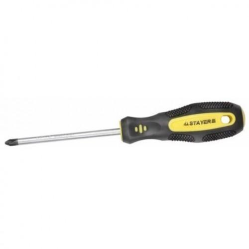 25052210Z02 — Отвертка STAYER MASTER HERCULES  сRV  противоскользящая рукоятка  PH2X100мм STAYER