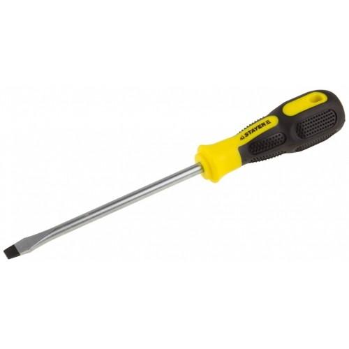 251310510Z02 — Отвертка STAYER PROFI PROTECH  двухкомп рукоятка  намагниченная  CRMO  SL5 5X100мм STAYER