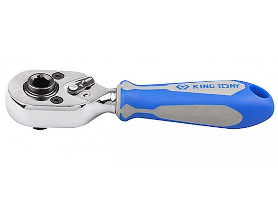 276A04G — Трещотка 1/4  72зубца, длина 108 мм для головок и бит KINGTONY