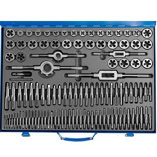 28110H110 — Набор метчиков и плашек зубр профессионал  сталь р6м5  110 предметов ЗУБР