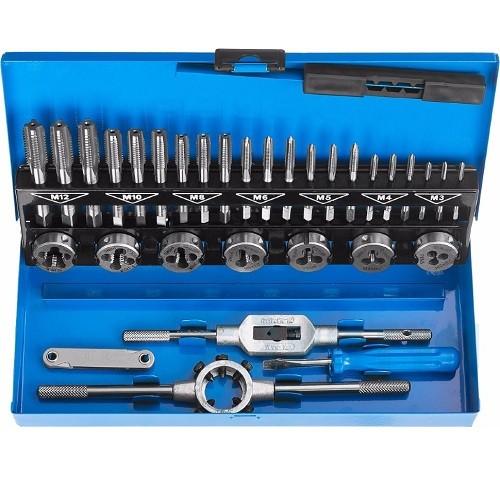 28110H32 — Набор метчиков и плашек зубр профессионал  сталь р6м5  32 предмета ЗУБР