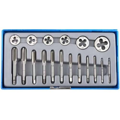 28120H18 — Набор зубр мастер с металлорежущим инструментом  в пластиковом боксе 18 предметов ЗУБР