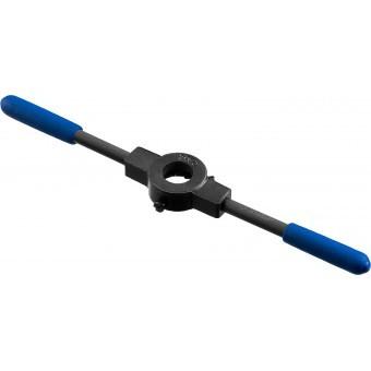 2815020 — Плашкодержатель зубр профессионал со стопорными винтами  сталь 45  посадочный диаметр  20 мм  высота 7 мм  общая длина  200 мм ЗУБР