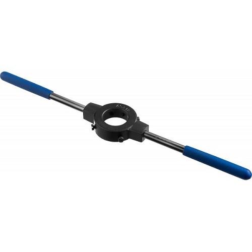 2815045 — Плашкодержатель зубр профессионал со стопорными винтами  сталь 45  посадочный диаметр  45 мм  высота  18 мм  общая длина  455 мм ЗУБР