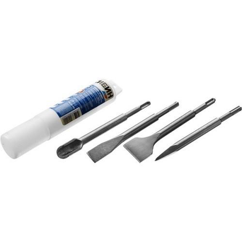 29240H4 — Сибин SDSPLUS набор зубил 200 мм  4 шт СИБИН