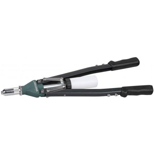 31179 — Заклепочник двуручный силовой  KRAFTOOL RS55 31179  D=2 46 4мм для вытяжных заклепок из алюминия  стали  нерж Cтали  усил литой корпус  контейнер KRAFTOOL