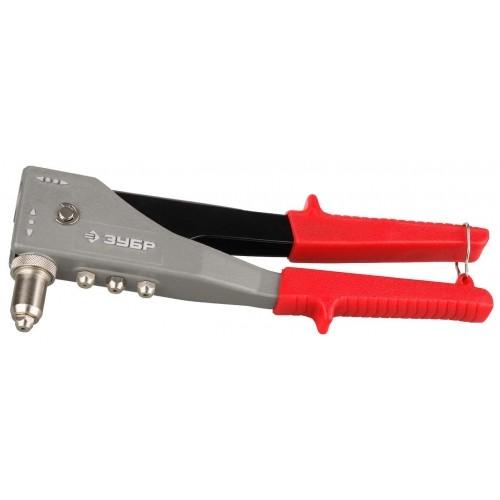 31194 — Заклепочник поворотный 90180°  зубр про180  31194  для заклёпок D=2 44 8 мм  алюминий и сталь  D=2 44 0  нерж сталь  литой корпус  профессиона ЗУБР