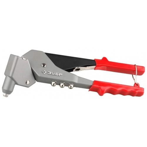 31195 — Заклепочник поворотный 0360°  зубр про360  31195  для заклёпок D=2 44 8 мм  алюминий и сталь  D=2 44 0  нерж сталь  литой корпус  профессионал ЗУБР