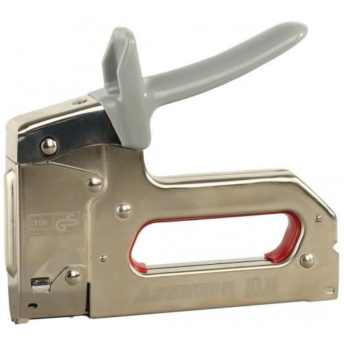 31513 — Пистолет скобозабивной кабельный  скоба: тип 28  812 мм  диаметр кабеля 4 5 мм  STAYER PROFI STAYER