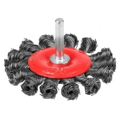 35115075Z01 — STAYER PROFESSIONAL. щетка дисковая для дрели  жгутированная стальная проволока 0 5мм  75мм STAYER