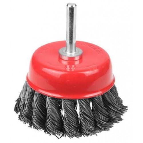 35118075Z01 — STAYER PROFESSIONAL. щетка чашечная для дрели  жгутированная стальная проволока 0 5м  75мм STAYER