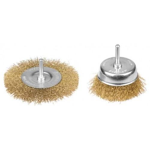 35150H2Z01 — Набор щеток крацовок для дрели витая стальнаяатунирова STAYER