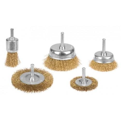 35157H5Z01 — Набор щеток крацовок для дрели витая стальнаяатунирова STAYER